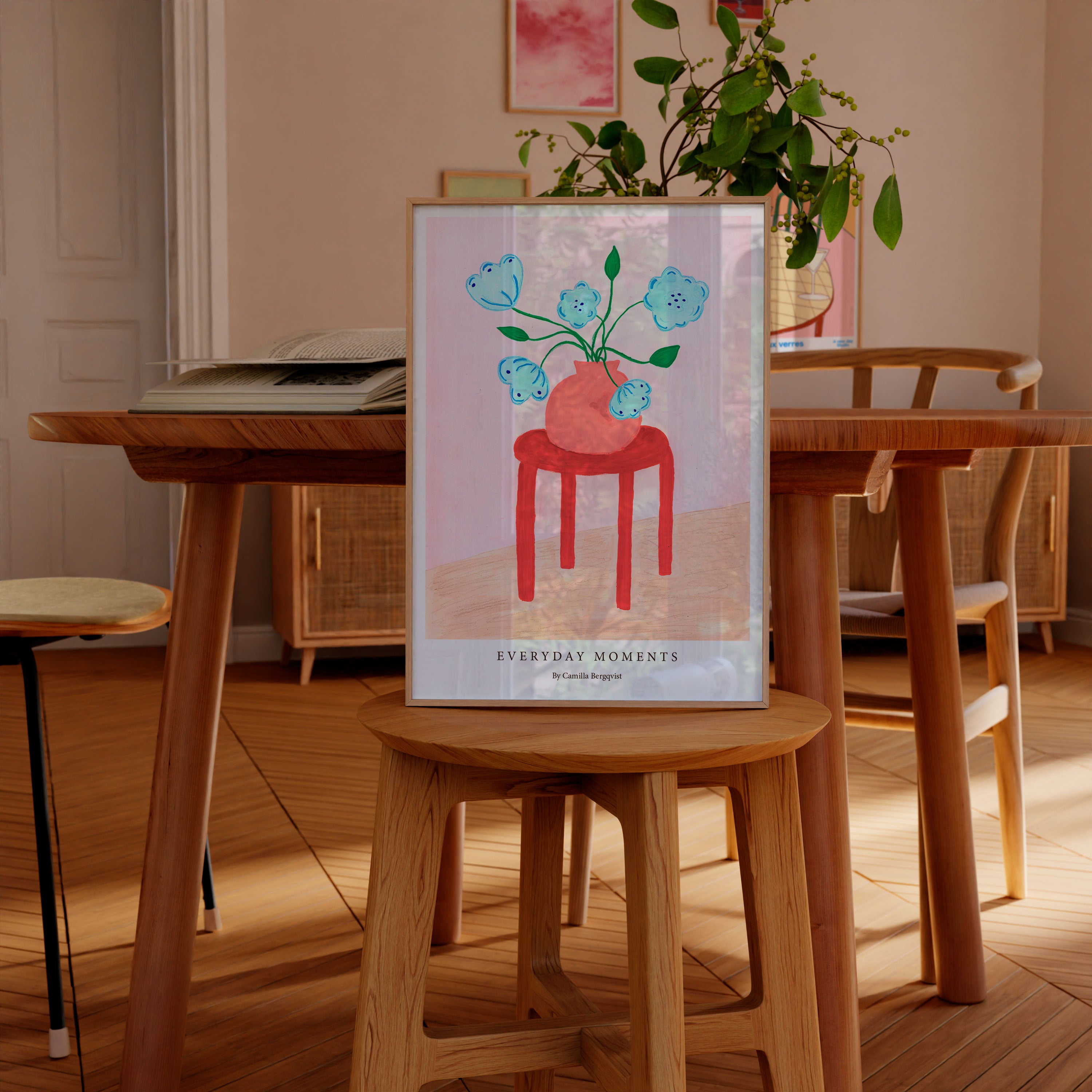 Red Stool plakat